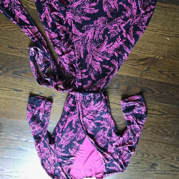 CAbi Floral Wrap Dress with Tie - Picture 7 of 7